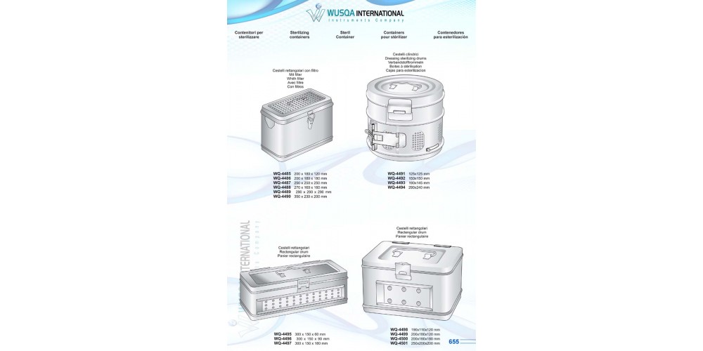 Sterilizing Containers 